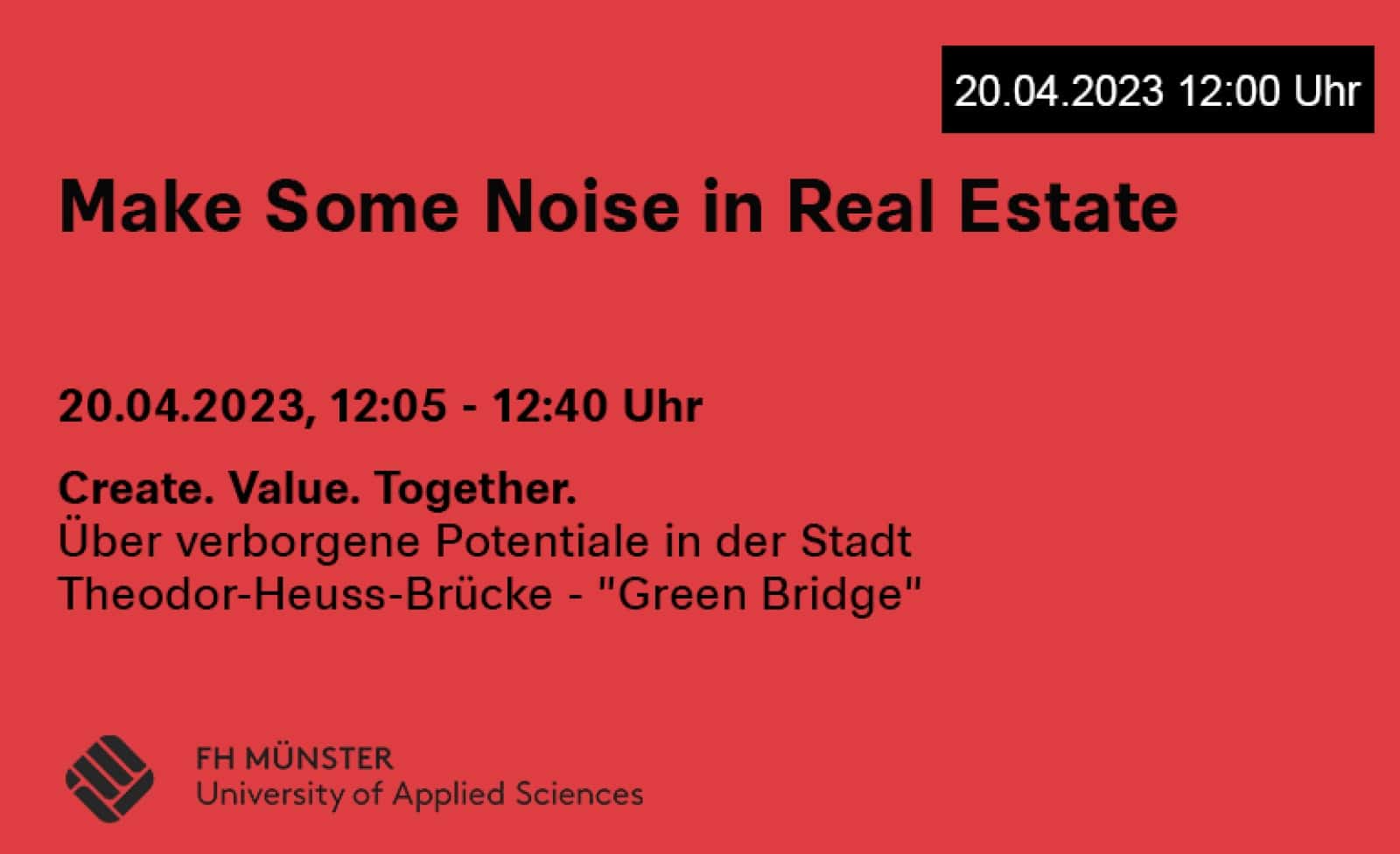Make Some Noise in Real Estate mit Jabra Soliman 20.04.2023, 1200 Uhr